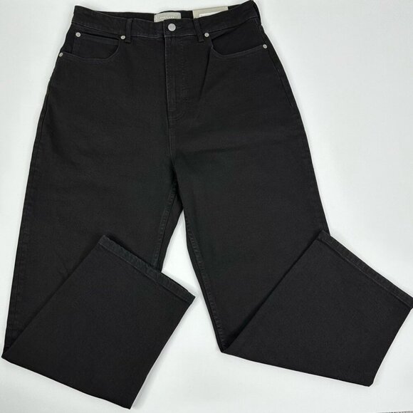 Everlane Women’s NWT Black The Curvy Way-High Minimalist Jean W32/L27.5 - Picture 1 of 10